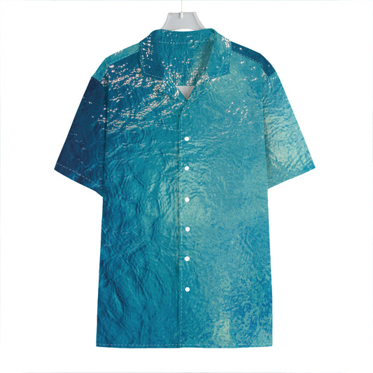 Sea Water Surface Print Hawaiian Shirt