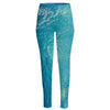 Sea Water Surface Print High-Waisted Pocket Leggings