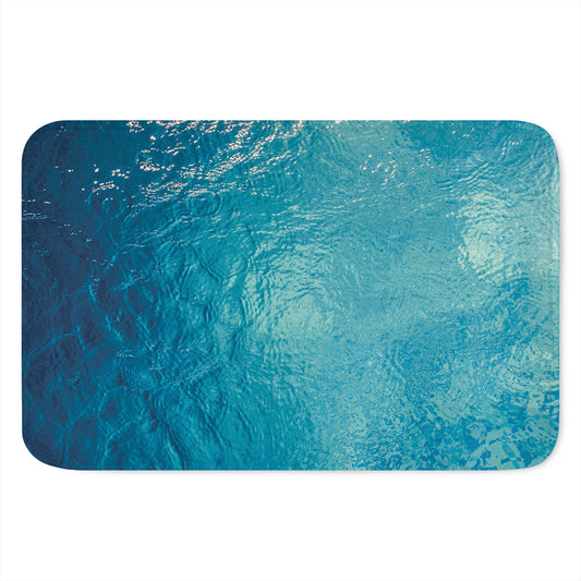 Sea Water Surface Print Indoor Door Mat