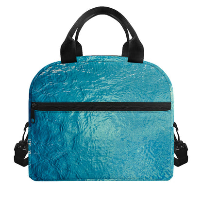 Sea Water Surface Print Insulated Lunch Bag