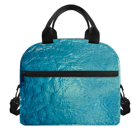 Sea Water Surface Print Insulated Lunch Bag