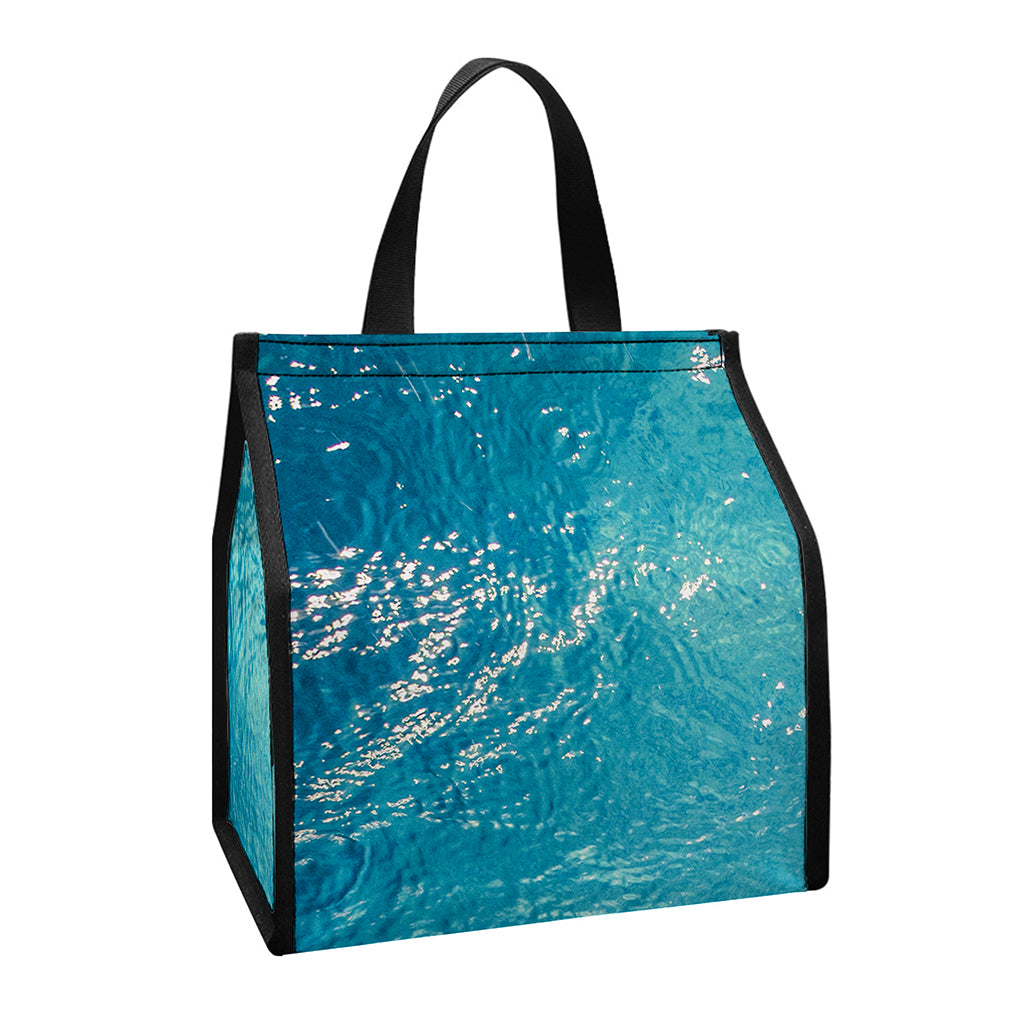 Sea Water Surface Print Insulated Lunch Tote