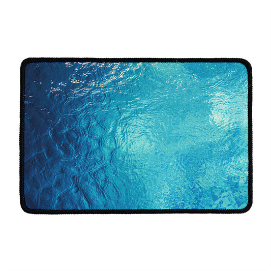 Sea Water Surface Print Kitchen Mat