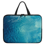 Sea Water Surface Print Laptop Sleeve With Handle