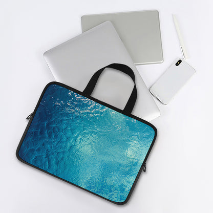 Sea Water Surface Print Laptop Sleeve With Handle