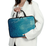Sea Water Surface Print Laptop Sleeve With Handle