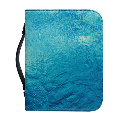 Sea Water Surface Print Leather Bible Cover