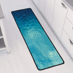 Sea Water Surface Print Long Kitchen Mat