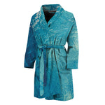 Sea Water Surface Print Men's Bathrobe