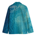 Sea Water Surface Print Men's Blazer