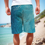 Sea Water Surface Print Men's Cargo Shorts