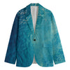 Sea Water Surface Print Men's Cotton Blazer