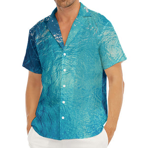 Sea Water Surface Print Men's Deep V-Neck Shirt