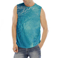 Sea Water Surface Print Men's Fitness Tank Top