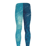 Sea Water Surface Print Men's leggings