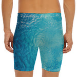 Sea Water Surface Print Men's Long Boxer Briefs