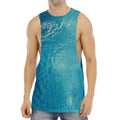 Sea Water Surface Print Men's Muscle Tank Top