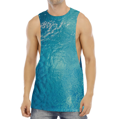 Sea Water Surface Print Men's Muscle Tank Top