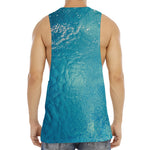 Sea Water Surface Print Men's Muscle Tank Top