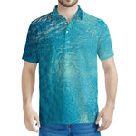 Sea Water Surface Print Men's Polo Shirt