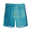 Sea Water Surface Print Men's Athletic Shorts