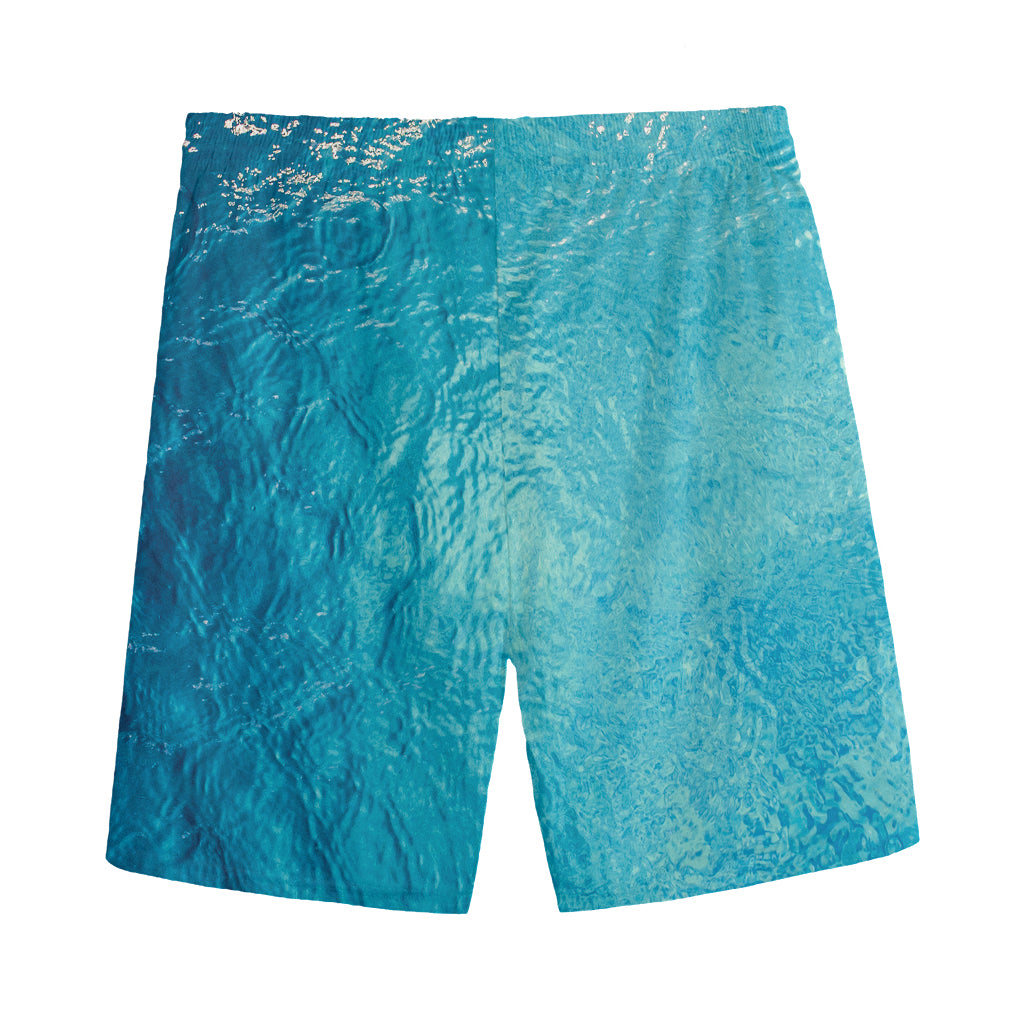 Sea Water Surface Print Men's Sports Shorts
