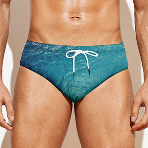 Sea Water Surface Print Men's Swim Briefs