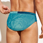 Sea Water Surface Print Men's Swim Briefs