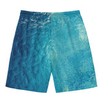 Sea Water Surface Print Men's Swim Trunks
