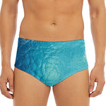 Sea Water Surface Print Men's Triangle Swim Briefs