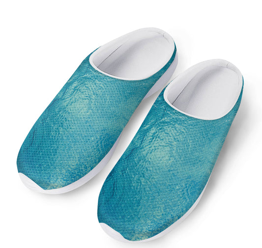 Sea Water Surface Print Mesh Casual Shoes