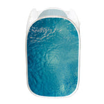 Sea Water Surface Print Mesh Laundry Hamper