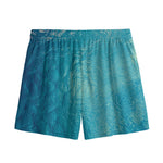 Sea Water Surface Print Mesh Shorts