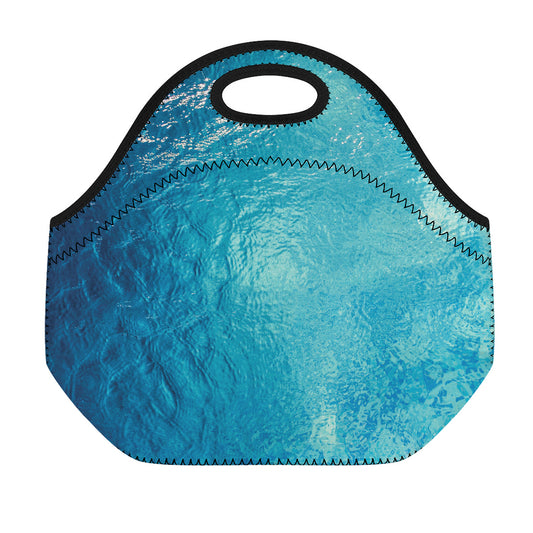Sea Water Surface Print Neoprene Lunch Bag