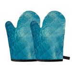 Sea Water Surface Print Oven Mitts