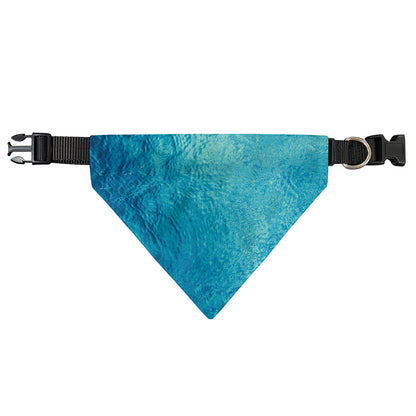 Sea Water Surface Print Over The Collar Dog Bandana