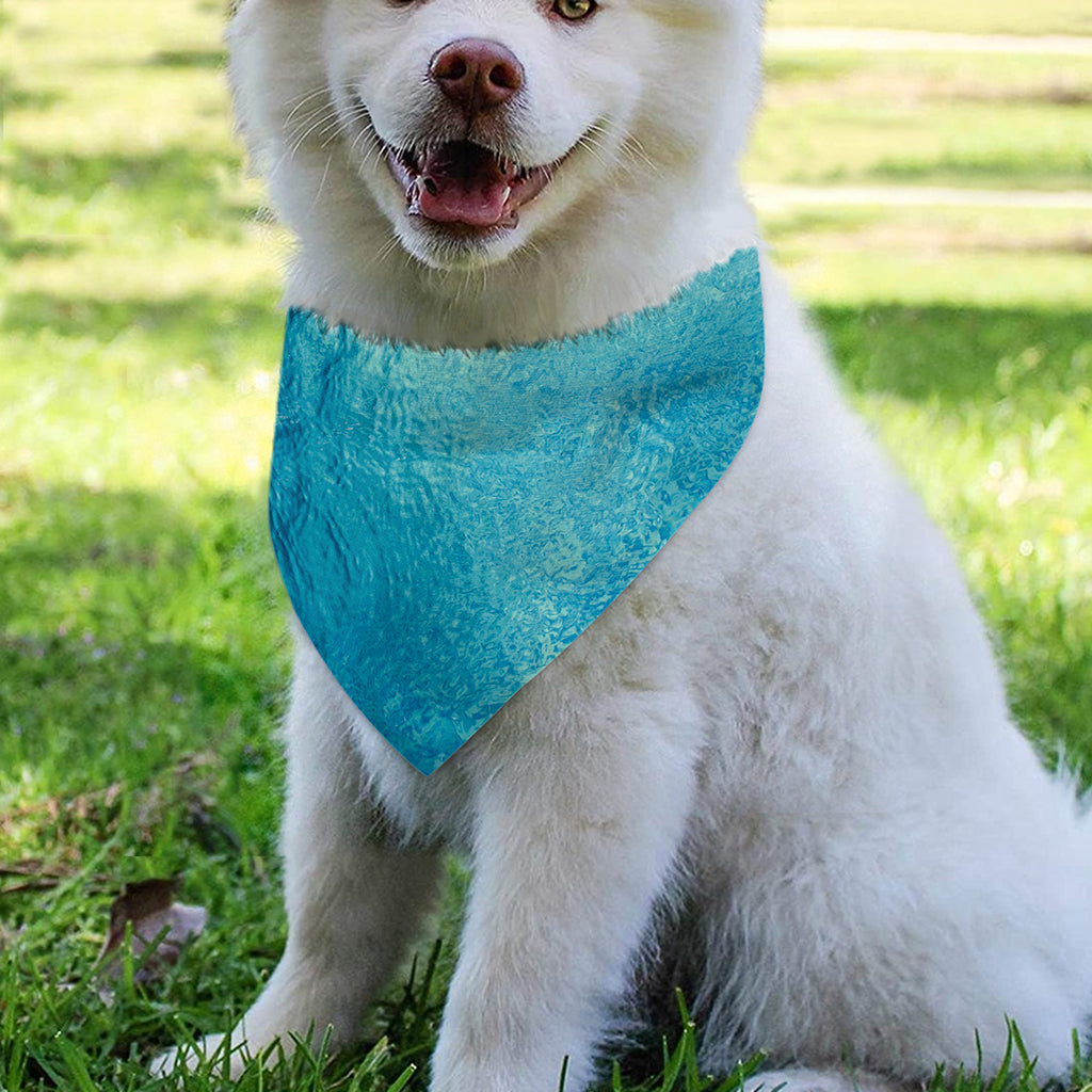 Sea Water Surface Print Over The Collar Dog Bandana
