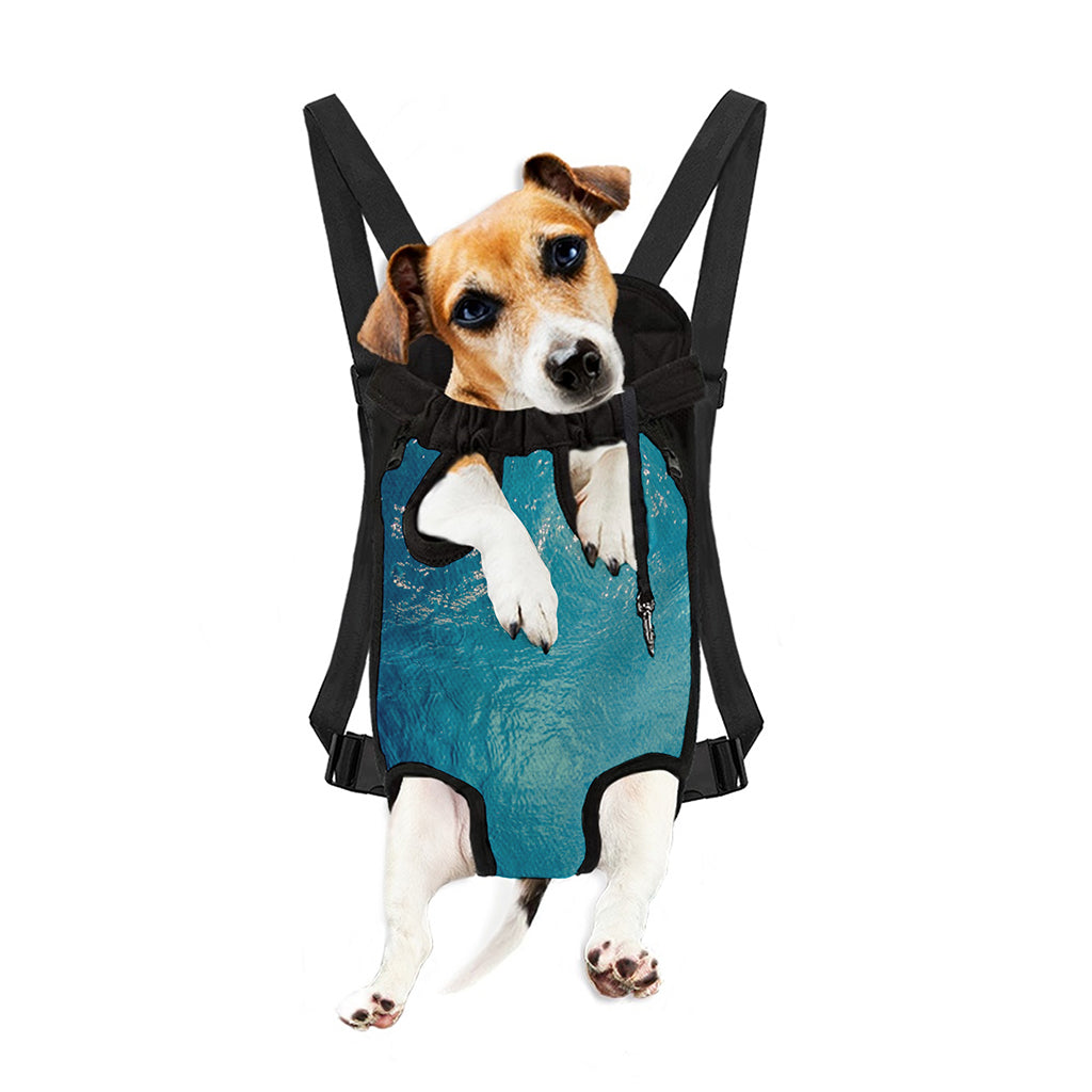 Sea Water Surface Print Pet Carrier Backpack