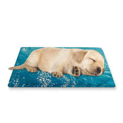 Sea Water Surface Print Pet Cooling Mat Cover
