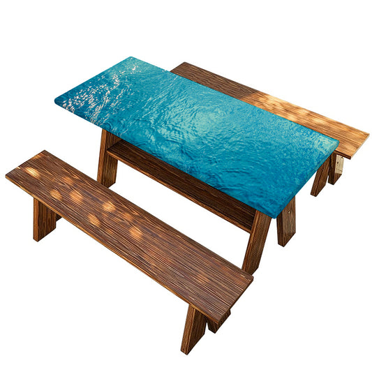 Sea Water Surface Print Picnic Table Cover