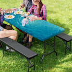 Sea Water Surface Print Picnic Table Cover