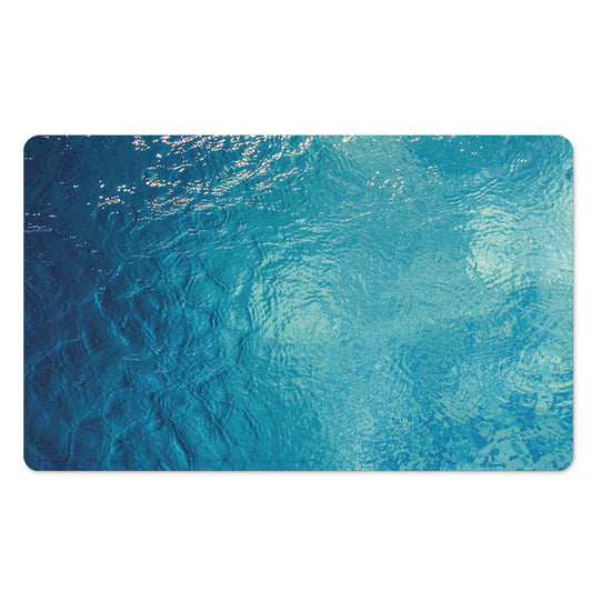 Sea Water Surface Print Polyester Doormat