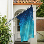 Sea Water Surface Print Polyester Flag