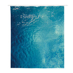 Sea Water Surface Print Polyester Shower Curtain