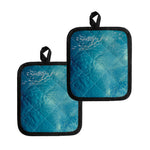 Sea Water Surface Print Pot Holders
