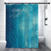 Sea Water Surface Print Premium Shower Curtain