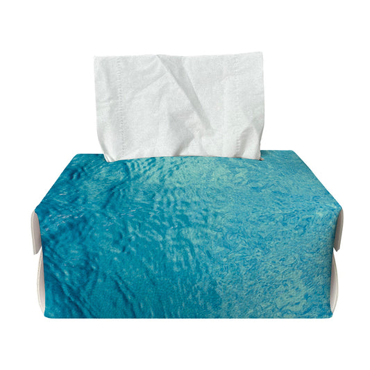 Sea Water Surface Print Rectangle Tissue Box Cover