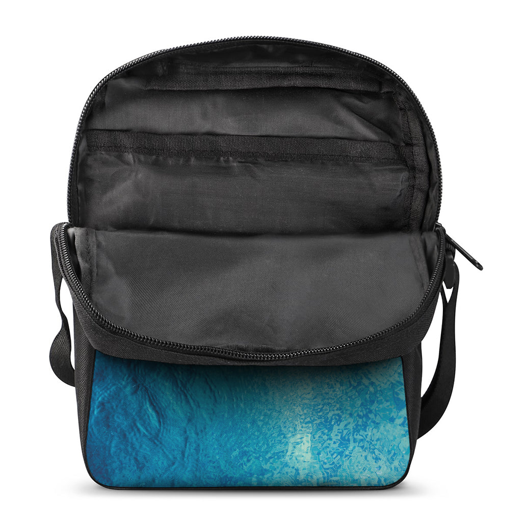 Sea Water Surface Print Rectangular Crossbody Bag