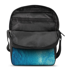 Sea Water Surface Print Rectangular Crossbody Bag