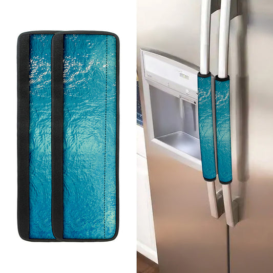 Sea Water Surface Print Refrigerator Handle Covers